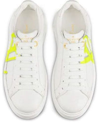 (WMNS) LOUIS VUITTON LV Time Out Sneakers White/Yellow 1A4VWC