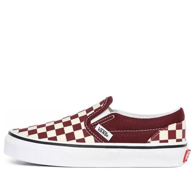 (PS) Vans Classic Checkerboard Slip-On 'Red White' VN0A4BUTKZO