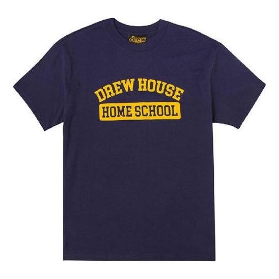 Drew House Homeschool T-shirt 'Navy' DR-FW21-029