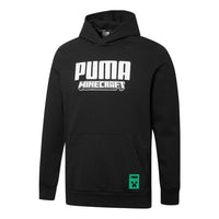 PUMA x MINECRAFT Crossover Funny Pattern Sports Black 534376-01