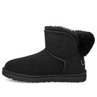(WMNS) UGG Classic Bling Mini Fleece Lined Pure Black 1105364-BLK