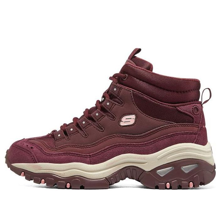 (WMNS) Skechers Energy 'Wine Red Pink Brown' 48599-BURG