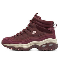 (WMNS) Skechers Energy 'Wine Red Pink Brown' 48599-BURG