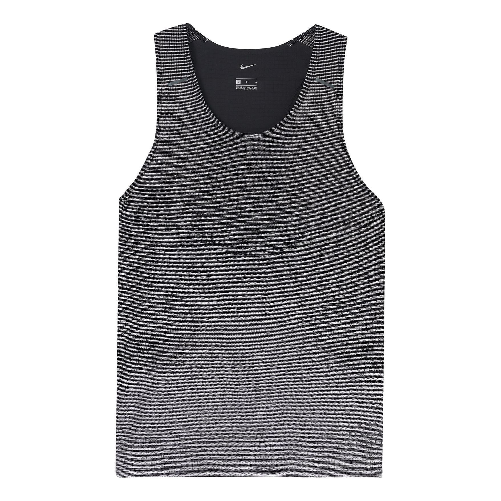 Nike Running Run Division Pinnacle Tank 'Grey Black' DA1297-010
