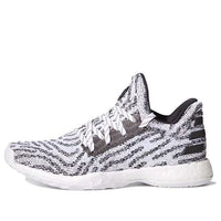 adidas Harden Volume 1 LS Primeknit J 'White Black Grey' AQ0469