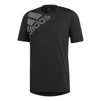adidas Fl_spr Gf Training Sports Printing Logo Short Sleeve Black DU0902