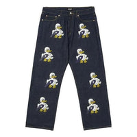 Palace FW22 Duck Print Jeans 'Navy' P23T040