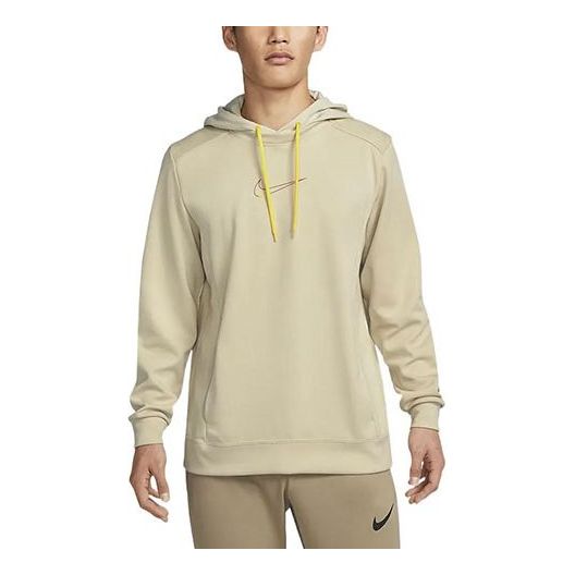 Men's Nike Dri-FIT Solid Color Logo Printing Sports Asia Edition Beige DM6661-206