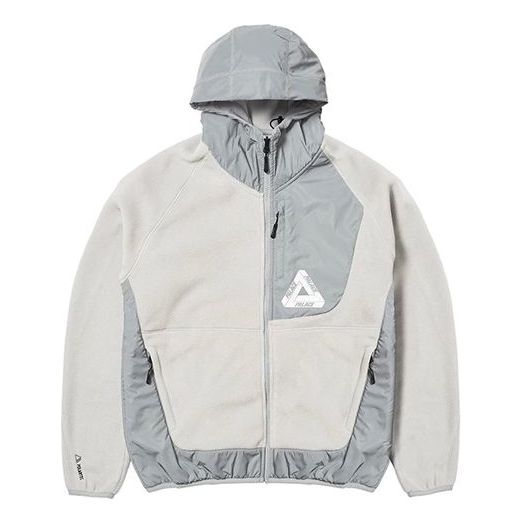 PALACE FW19 Polartec Flecto Hooded Jacket Grey PAL-FW19-021