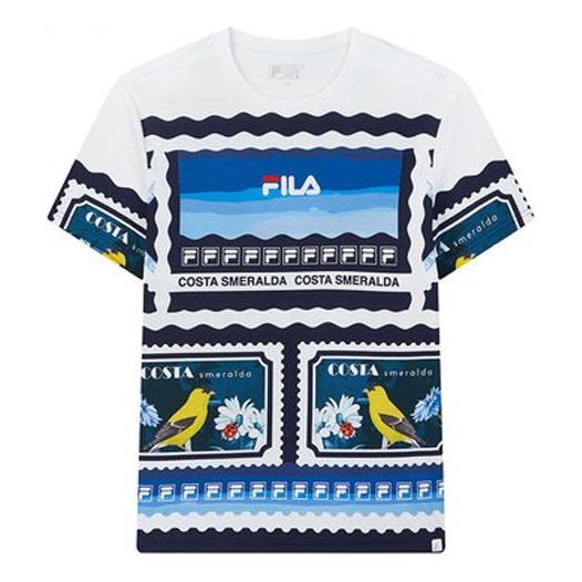 FILA Printing Short Sleeve Multicolor F11M028118F-WT