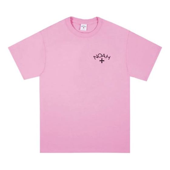 NOAH Summer Core Logo Tee Short Sleeve Unisex Pink T15SS20NPK