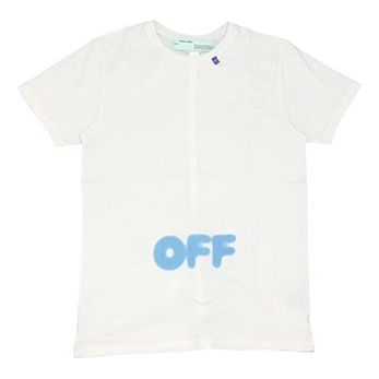 Off-White C/O VIRGIL ABLOH Short Sleeve White Blue OW-18SS-015