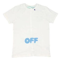 Off-White C/O VIRGIL ABLOH Short Sleeve White Blue OW-18SS-015