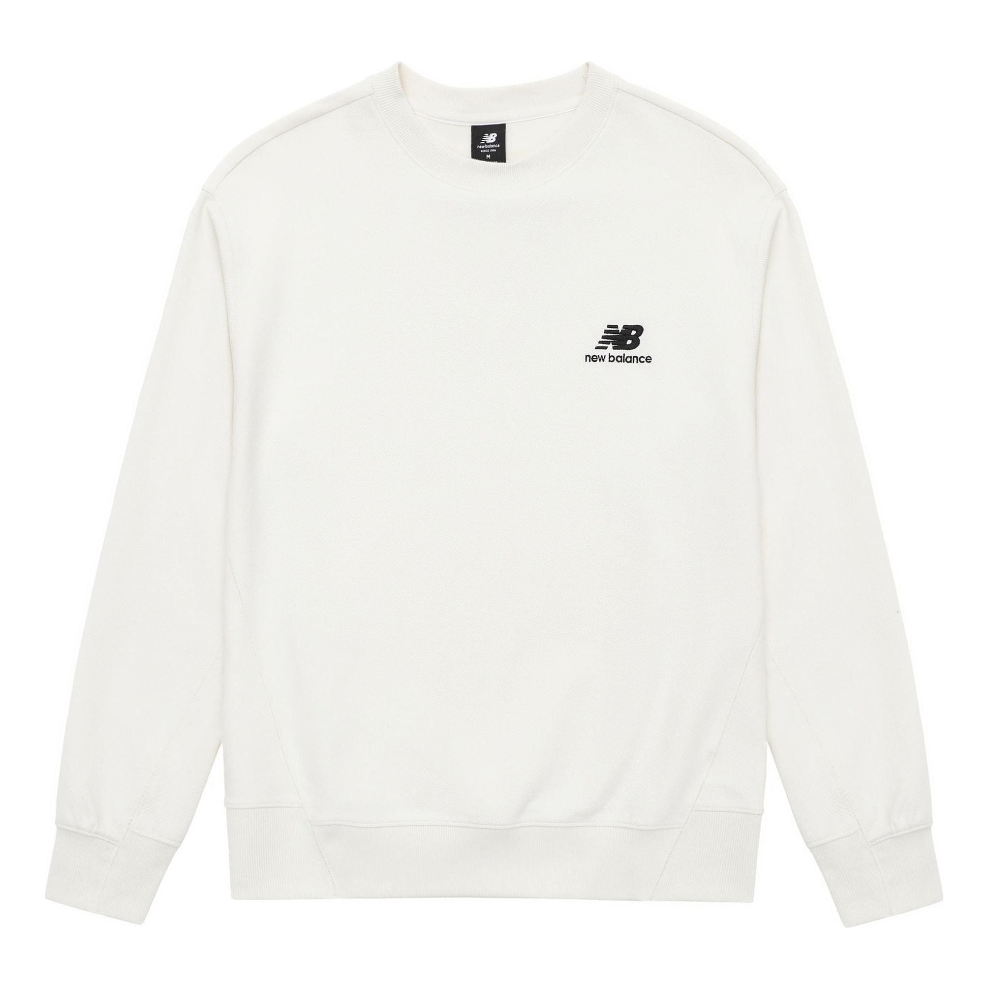 New Balance Classic Logo Top Asia Sizing 'White Black' AMT31326-CIC