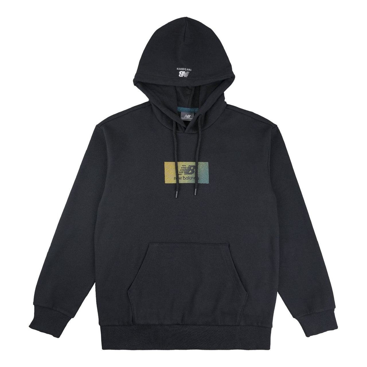New Balance hooded Minimalistic Casual Pullover Couple Style Black NCA33011-BK
