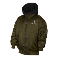 (PS) Air Jordan Hooded Bomber Jacket 'Olive Green' FV2632-398