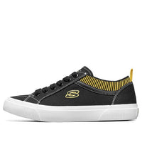 (WMNS) Skechers V'Lites 2 Low Top Sneakers Black/Yellow 155120-BLK