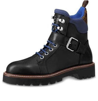 (WMNS)  LOUIS VUITTON shoes Martin boots 'Blue Black' 1A5LQD