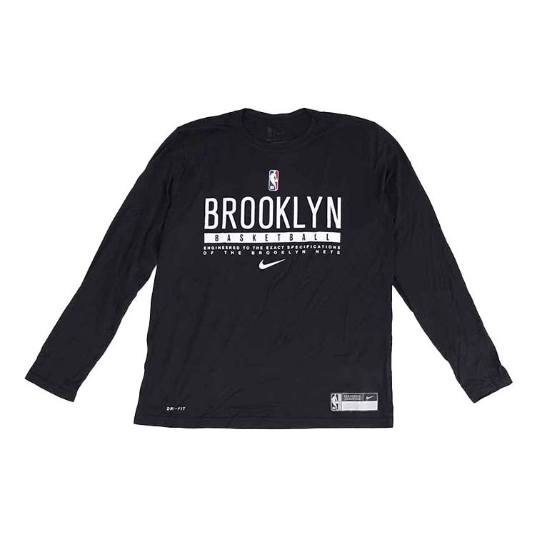 Nike Brooklyn Nets Training Long Sleeves Black CK8295-010