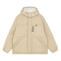 New Balance Warm Down Jacket Asia Sizing 'Beige White' AMJ13333-HNA