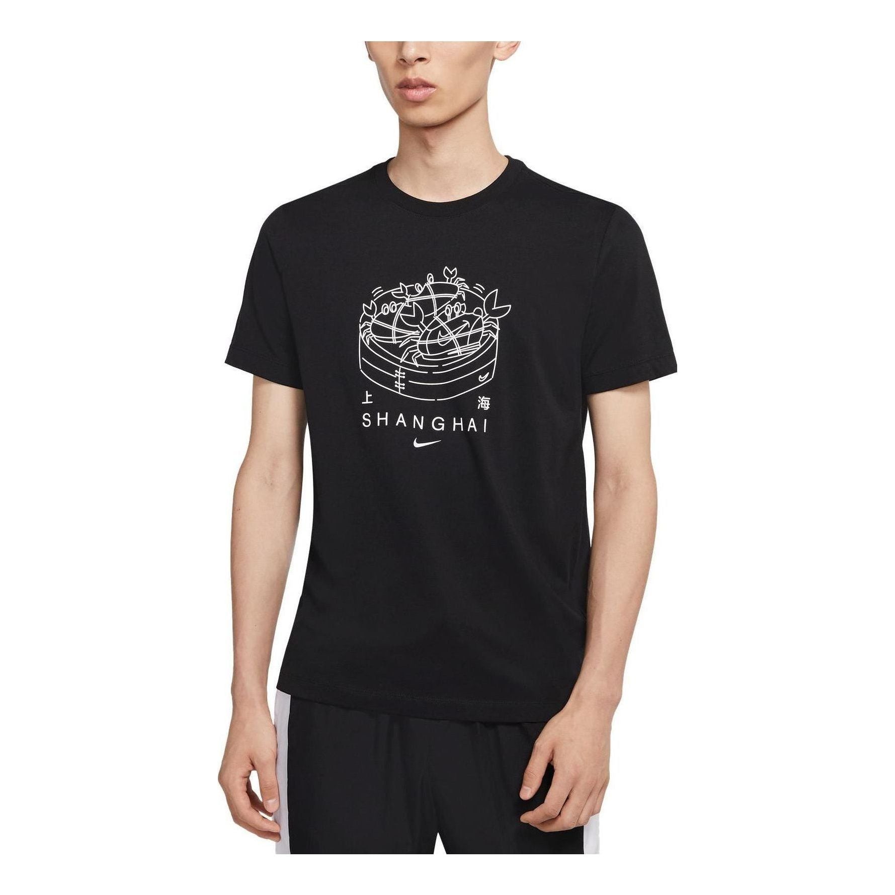 Nike Sportswear Shanghai T-shirt 'Black' CZ3585-010