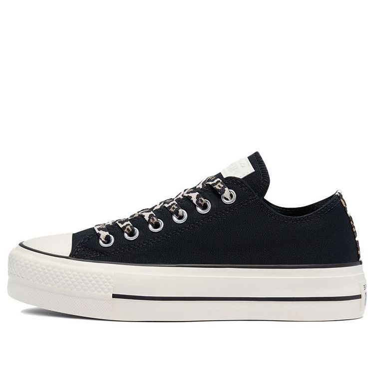 (WMNS) Converse Chuck Taylor All Platform Low 'Black Leopard' 570773C