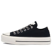 (WMNS) Converse Chuck Taylor All Platform Low 'Black Leopard' 570773C
