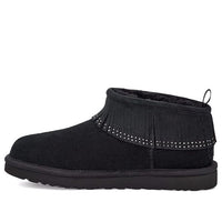 (WMNS) UGG Ultra Mini Fringe Bling 'Black' 1121576-BLK