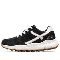 (WMNS) Skechers Bobs Gosan Sneakers Black/White/Brown 117139-BLK