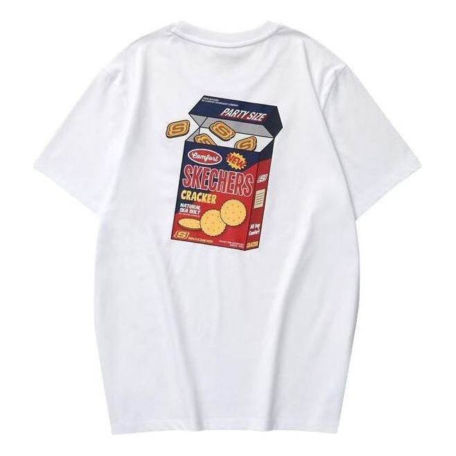 Skechers Graphic Tee 'White Black Red' L223U057-0019