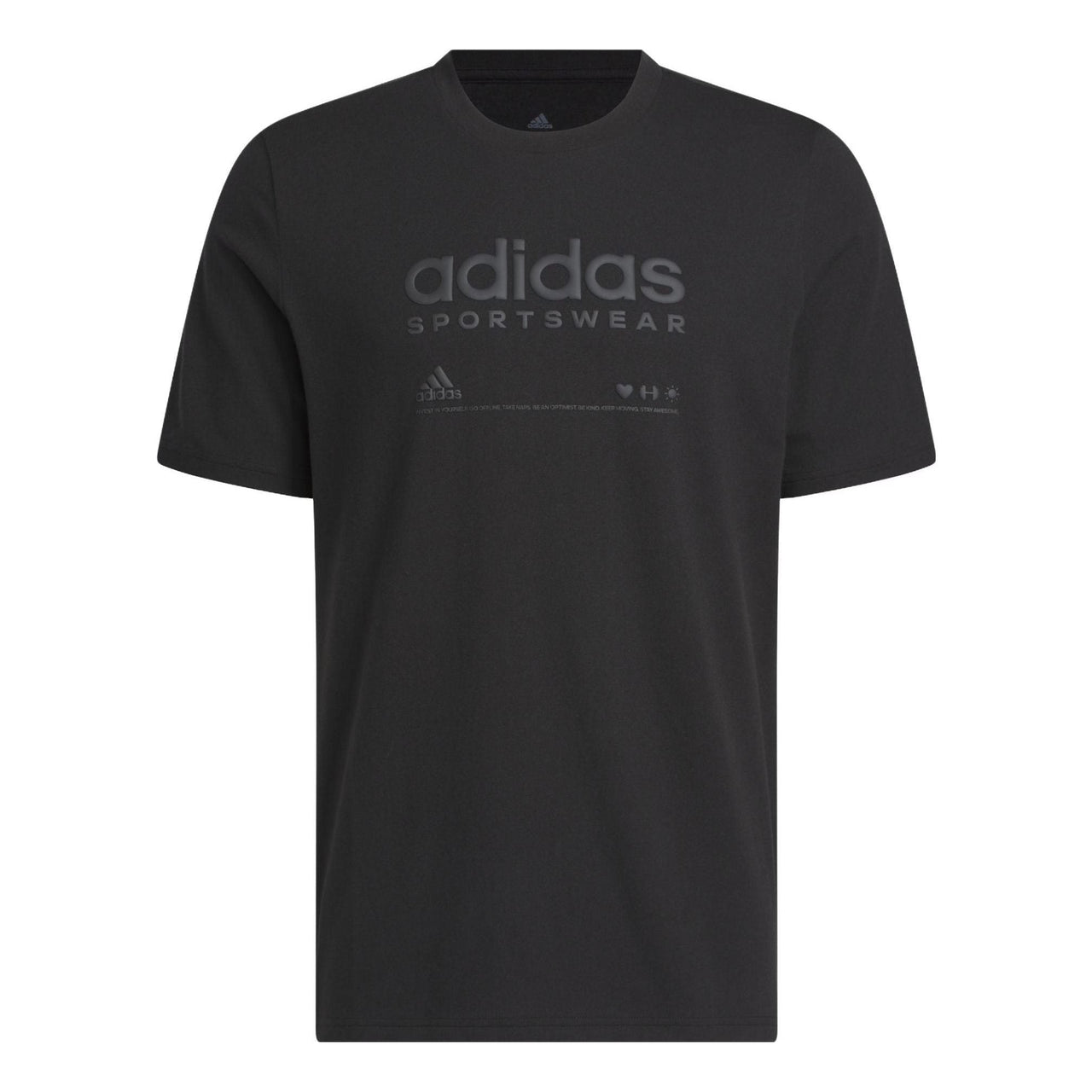 adidas Lounge Graphic T-shirt 'Black' H49669