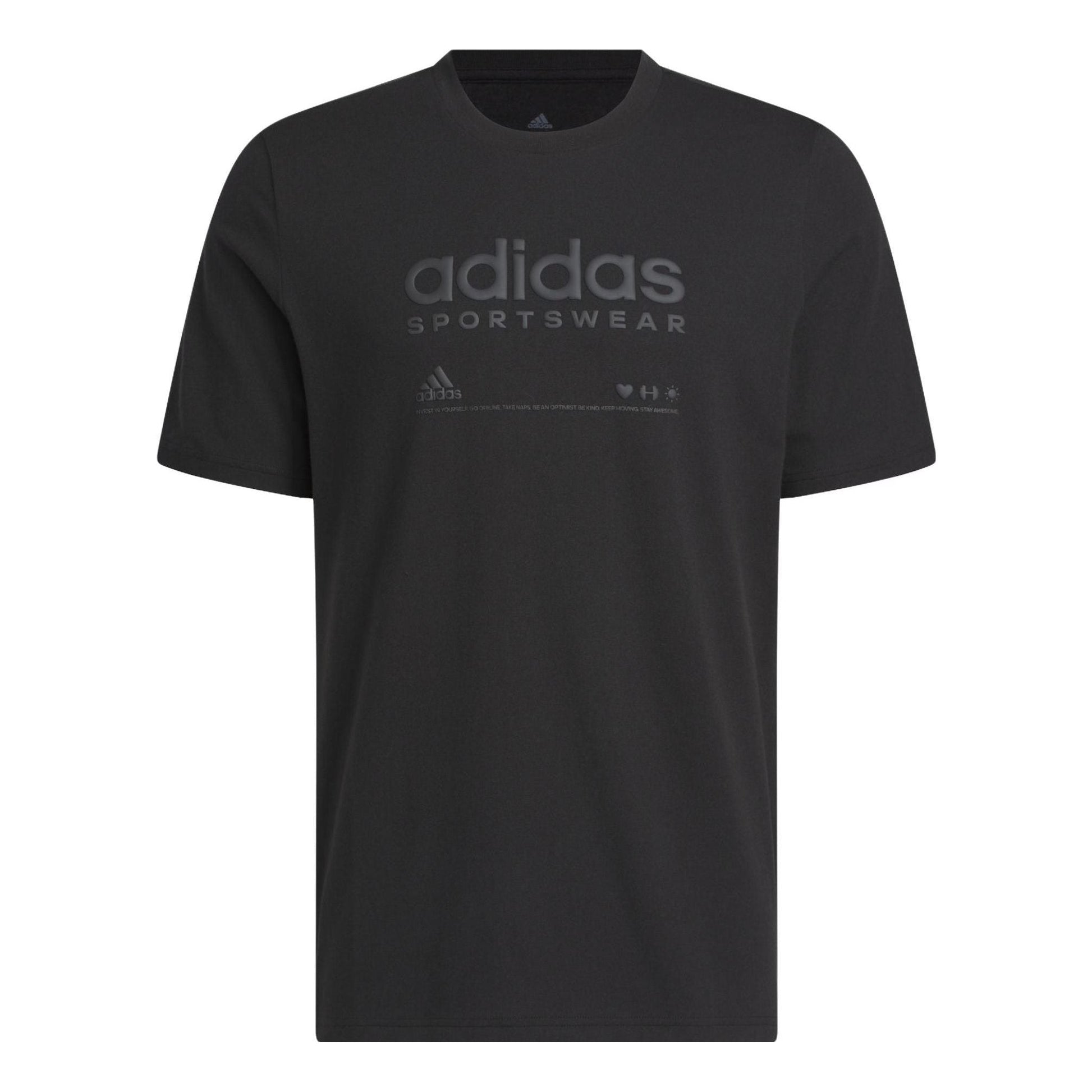 adidas Lounge Graphic T-shirt 'Black' H49669