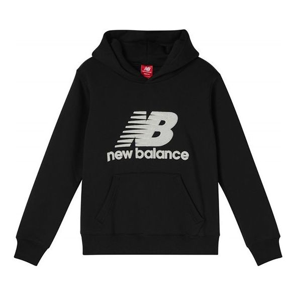 (WMNS) New Balance Knit Hooded Fleece Lined Black AWT93579-BK