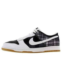 (WMNS) Nike Dunk Low Plaid 'White Black' 308608-101