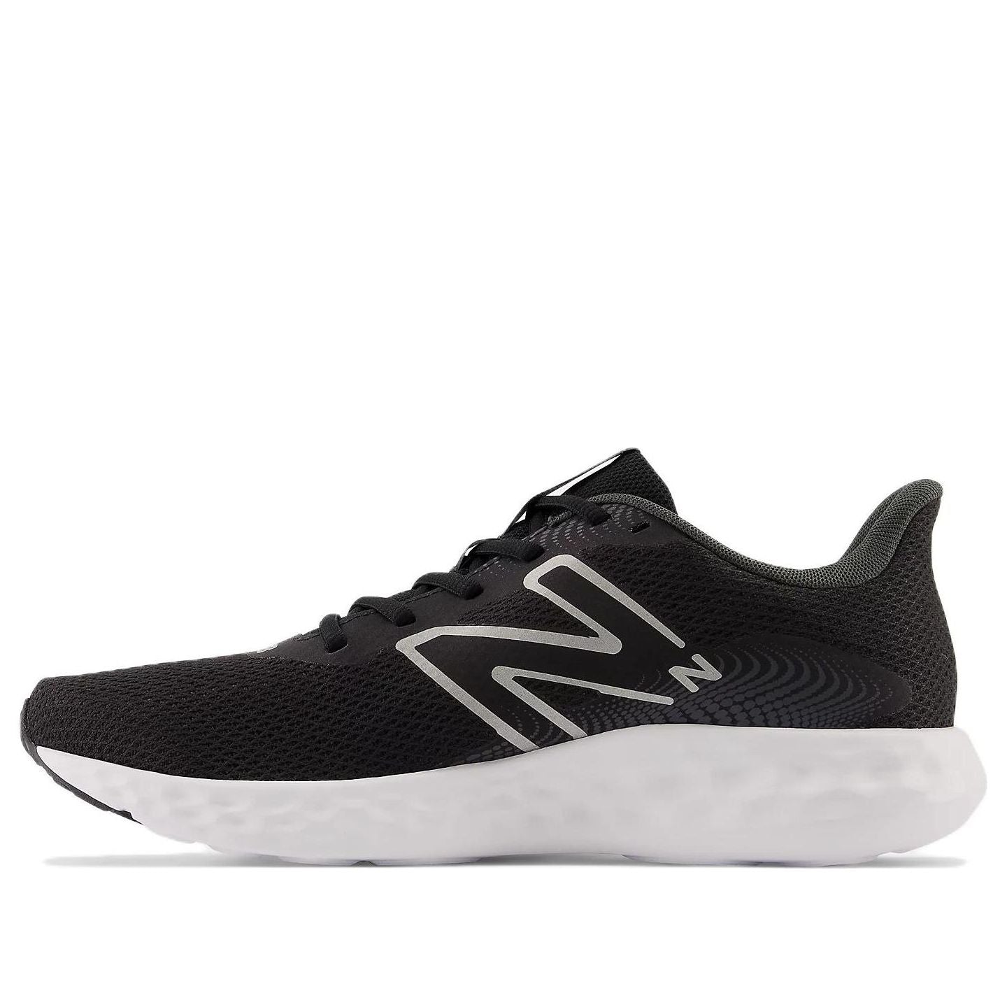 New Balance 411v3 Shoes 'Black Dark Silver Metallic' M411LB3