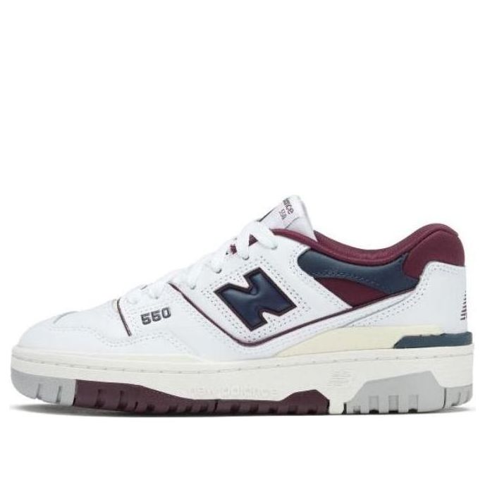 (GS) New Balance 550 'White Burgundy Navy' GSB550CR
