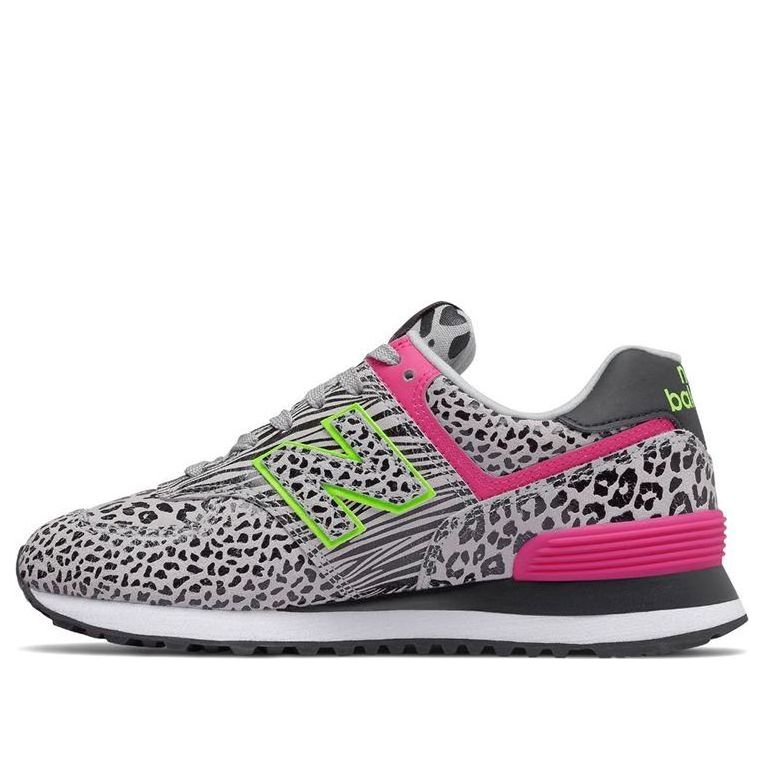 (WMNS) New Balance 574 'Cheetah Print - Black Grey' WL574ANA