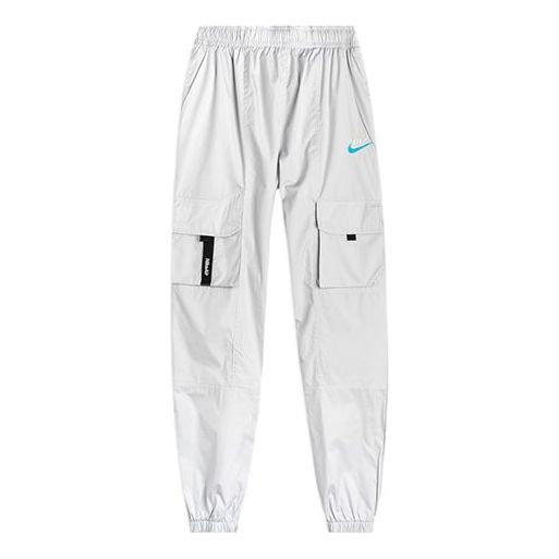 Nike Air Pants Woven Athleisure Casual Sports Long Pants Pearl Gray CU4143-097