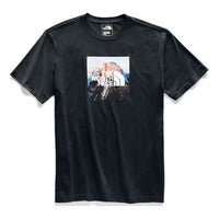 THE NORTH FACE Men's Clean Ascent Tee Box Logo Print Black NF0A3X6UJK3