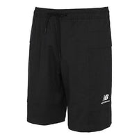 New Balance Logo Short Asia Sizing 'Black' AMS12345-BK