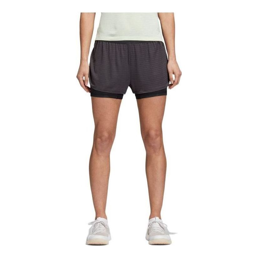 (WMNS) adidas Two-in-One Chill Shorts Asia Sizing 'Black' CW4054