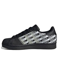 (GS) adidas originals Superstar J 'Black White' FV3762