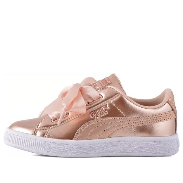 (PS) PUMA Basket Heart Lunar Lux Little 'Creamed Tan' 365994-02