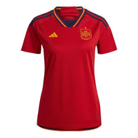 (WMNS) adidas Spain 22 Home Jersey Asia Sizing 'Red' HF1409