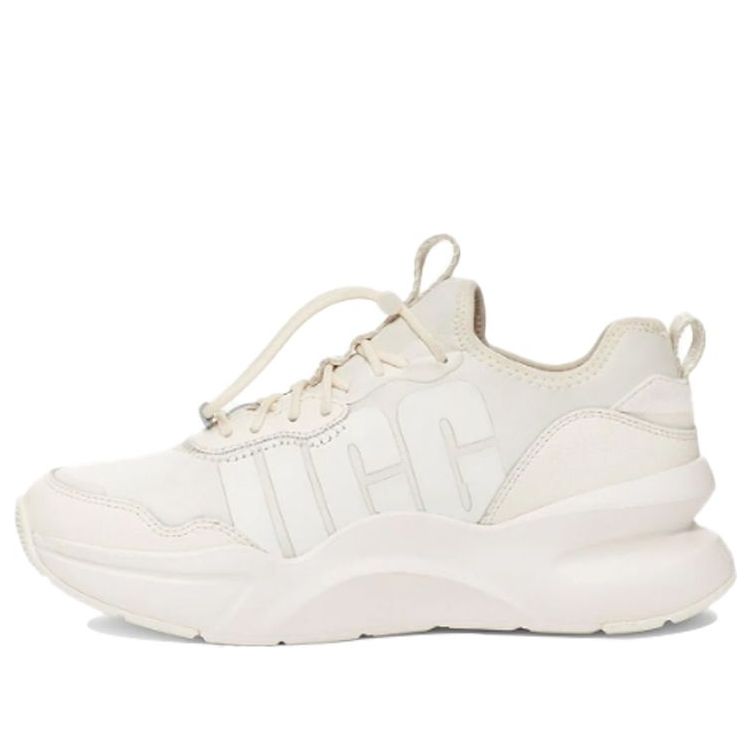 (WMNS) UGG La Daze Cozy Non-Slip Minimalistic Sports Thick Sole Shoe White 1114494-JWHT