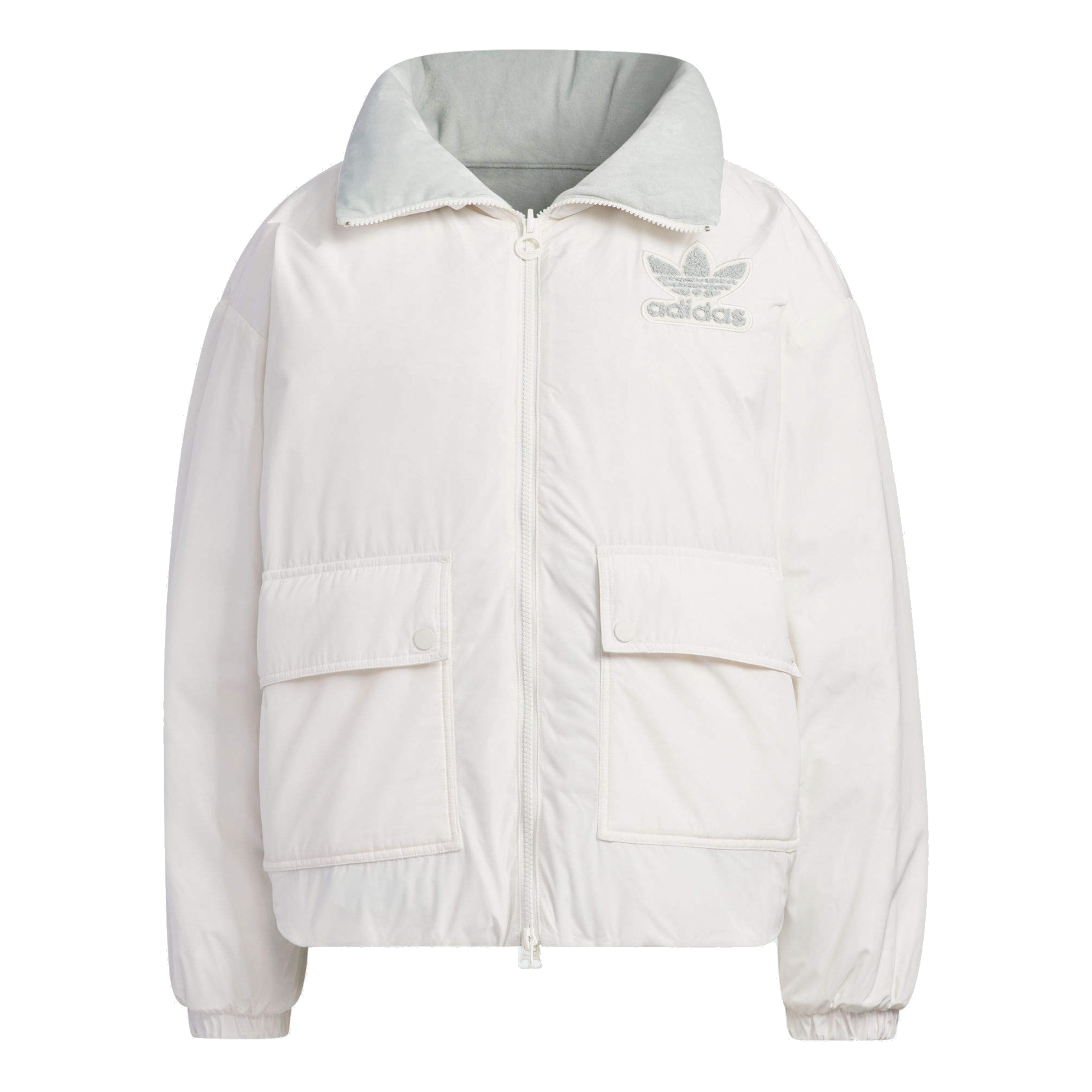 (WMNS) adidas originals Reversible Down Jacket 'Wonder Silver' IU4835
