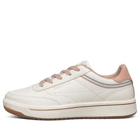 (WMNS) Skechers Downtown Low-Top Sneakers White/Pink 74431-WLPK