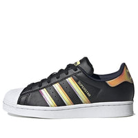 (GS) adidas Superstar J 'Iridescent - Black' HQ4364