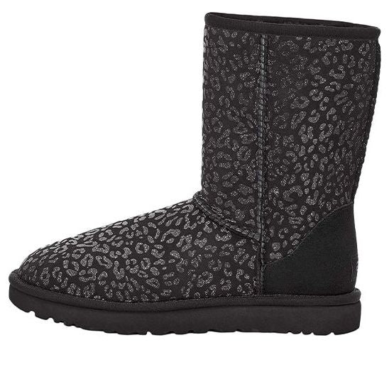 (WMNS) UGG Snow Leopards Boots 'Black' 9405855-BLK