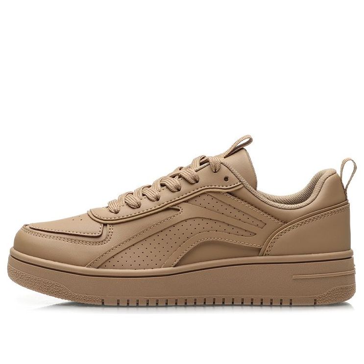(WMNS) Li-Ning Classic Leisure Low 'Triple Brown' AGCP128-5